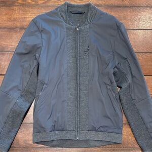 lululemon Men's Bomber Jacket, Graphite Grey, Size Medium